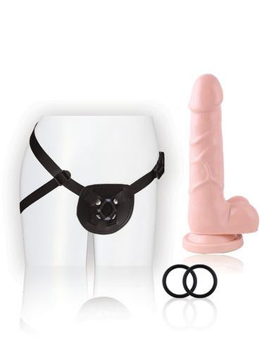 For You Harness Beginners Kit With 7-Inch Cock