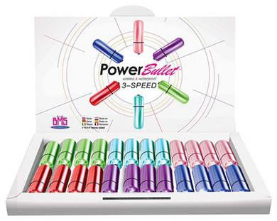 Power Bullet Display Color 24 Piece 3-speed