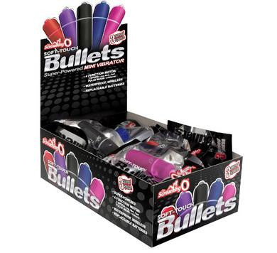 Soft Touch 3 + 1 Bullets - 20 Count Pop Box Display - Assorted