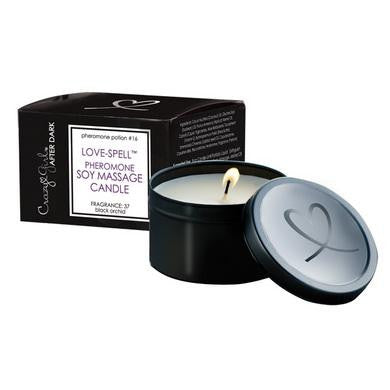 Crazy Girl After Dark Love Spell Pheromone Soy Massage Candle - Black Orchid - 6 Oz.