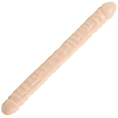 Double Header 18-inch Veined - White