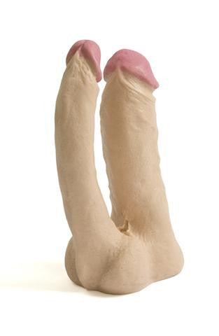 Vac-U-Lock Natural Double Penetrator