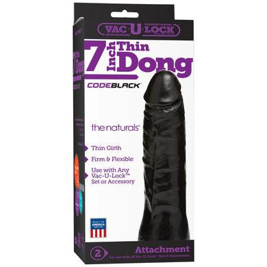Vac-u-lock Codeblack 7 Inch Thin Dong