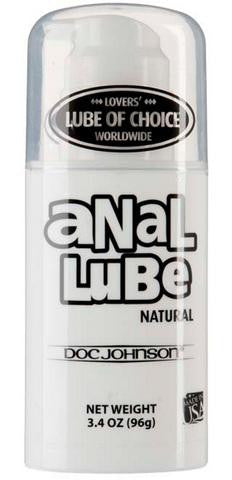 Anal Lube Natural Airless Pump - 3.4 oz.
