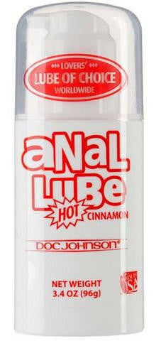 Anal Lube Hot Cinnamon Airless Pump - 3.4 oz.
