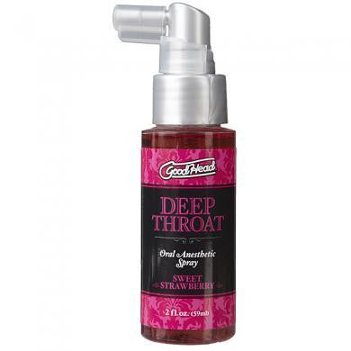 Goodhead Deep Throat Oral Aneshetic Spray 2 oz. - Sweet Strawberry
