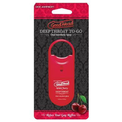 Goodhead to Go Deep Throat Spray - Wild Cherry