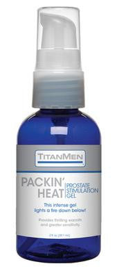 Titanmen Packin' Heat Prostate Stimulation Gel 2 Oz.