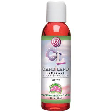 Candiland Sensuals Glide - Watermelon Rock Candy - 4 Oz.