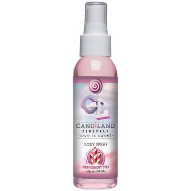 Candiland Sensuals Body Spray - Pepermint Stix - 4 Oz.