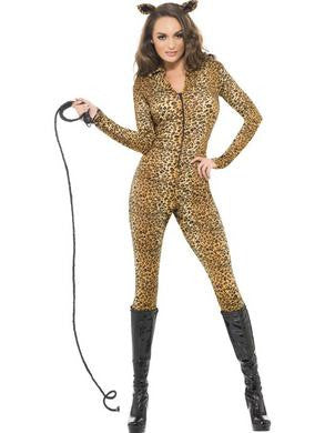 Fever Leopard Print Whiplash Costume - Medium
