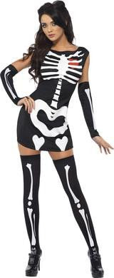 Sexy Skeleton Glow-in-the-dark - Small