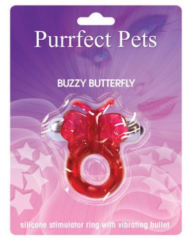 Purrfect Pet Buzzy Butterfly - Magenta