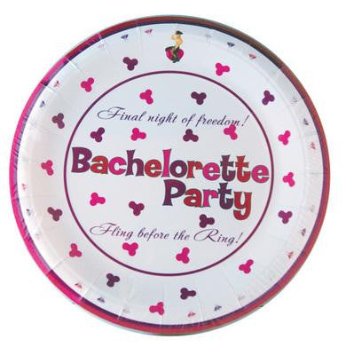 Bachelorette Party 10-Inch Plates - 10 Pack