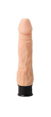 Skinsations Vibra-flex - Flexible Skin Dildo with 12 Frequencies - 7 Inches