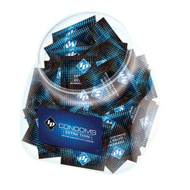 Id Extra Thin Condom Jar - 144 Pieces