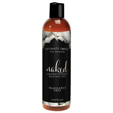 Naked Aromatherapy Massage Oil Fragrance Free - 4 Oz. - 120 Ml