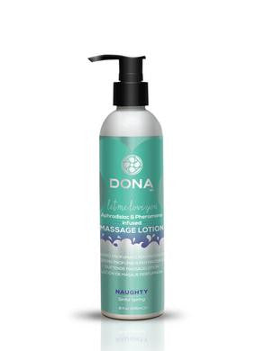 Dona Massage Lotion Naughty Aroma - Sinful Spring - 8 Oz.