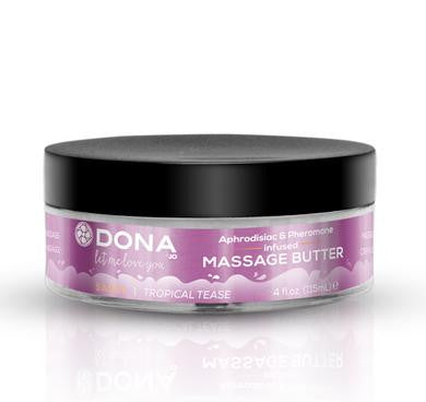 Dona Massage Butter Sassy Aroma - Tropical Tease - 4 oz.