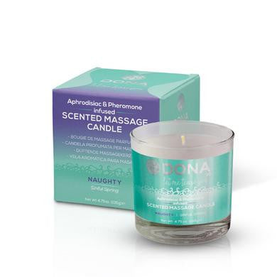 Dona Scented Massage Candle Naughty Aroma - Sinful Spring - 4.75 oz.