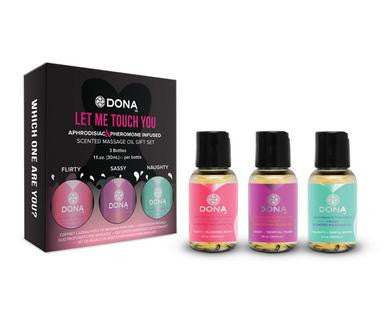 Dona Let Me Touch You Massage Gift Set