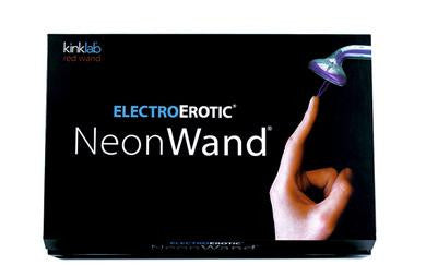 Neon Wand Electrosex Kit - Red Handle - Purple Electrode
