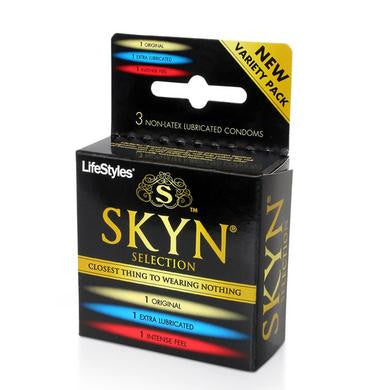 Lifestyles Skyn Selection Lubricated Condoms - Variety 3 Pack