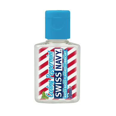 Swiss Navy Flavors Water Based Lubricant - Cooling Peppermint 20 Ml