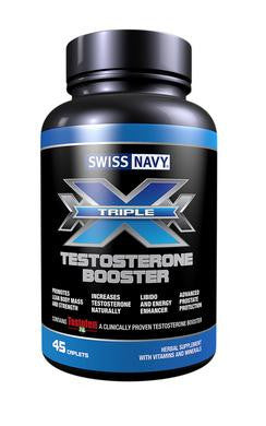 Swiss Navy Triple X Testosterone Booster - 45 Capsules