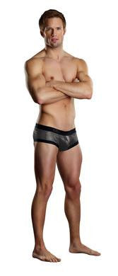 Crinckle Disc Pouch Enhancer Short - Silver - Small
