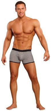 Wave Mini Pouch Short - White and Black - Extra Large