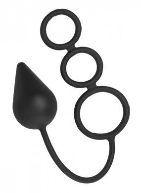 Triple Threat Tri-cockring and Anal Plug