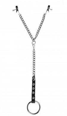 Penitentiary Nipple Clamps and Cockring Set