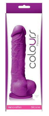 Colours Pleasures Dildo 5-inch - Purple