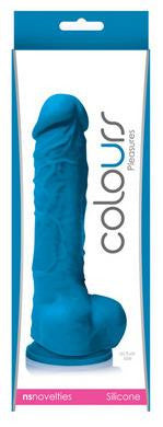 Colours Pleasures Dildo 5-inch - Blue