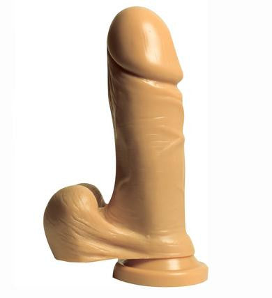 Lifeforms Big Boy with Balls and Suction Cup 8 Inch - Flesh