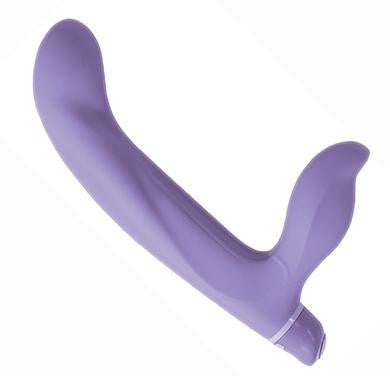 Vibrating Strapless Strap-On - Lavender