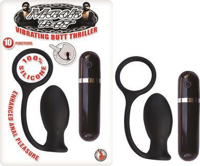 Mack Tuff Vibrating Butt Thriller - Black
