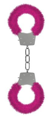 Pleasure Furry Handcuffs - Pink