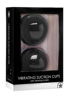 Vibrating Suction Cups with Bullets - Black