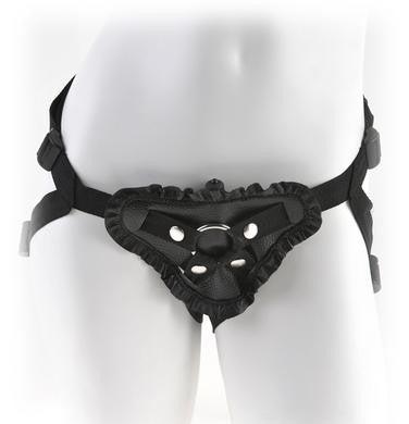 Fetish Fantasy Series Leather Lovers Harness - Black