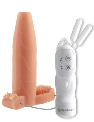 Fantasy X-tensions Real Feel Twin Teazer - Flesh