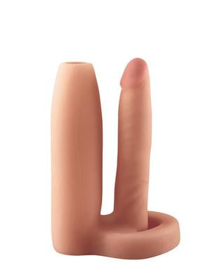 Fantasy X-tensions Double Trouble Girth Gainer - Flesh
