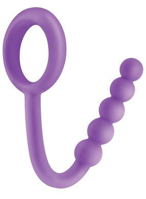 Fetish Fantasy Elite Ball Cinch with Anal Bead - Purple