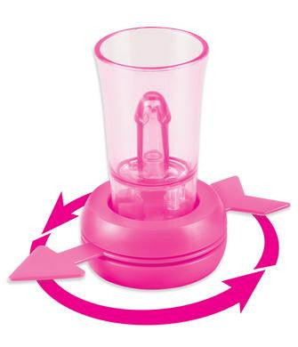 Bachelorette Party Favors Pecker Shotglass Spinner