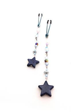 Nipple Clamp - Tweezer - Blue - Blue Star