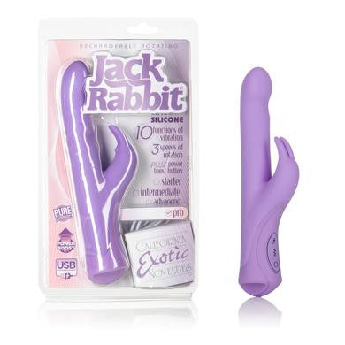 Rechargable Rotating Jack Rabbit - Purple