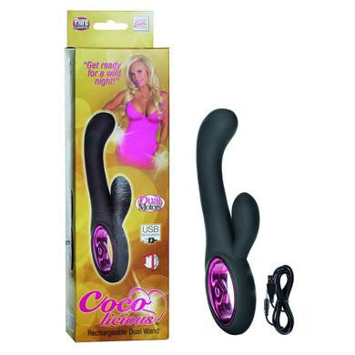 Coco Rechargable Dual Wand - Black