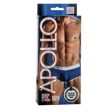Apollo Boxer with C-ring - Blue - Large-extra Large