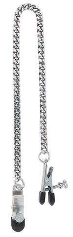 Adjustable Broad Tip Clamps- Jewel Chain